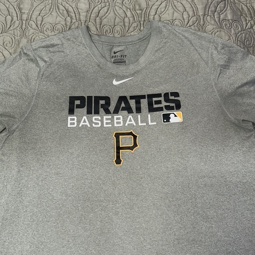 MENS MLB Pirates Nike Shirt New Sz Large - Picture 2 of 6